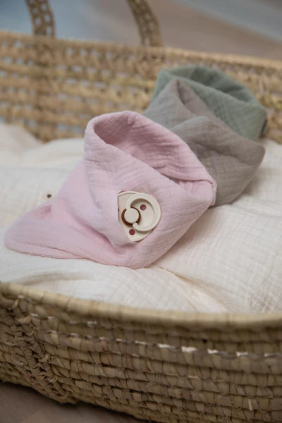 Bandana Bib - Blush