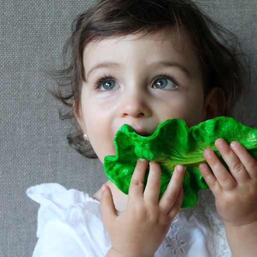 NATURAL RUBBER TEETHER KENDALL THE KALE