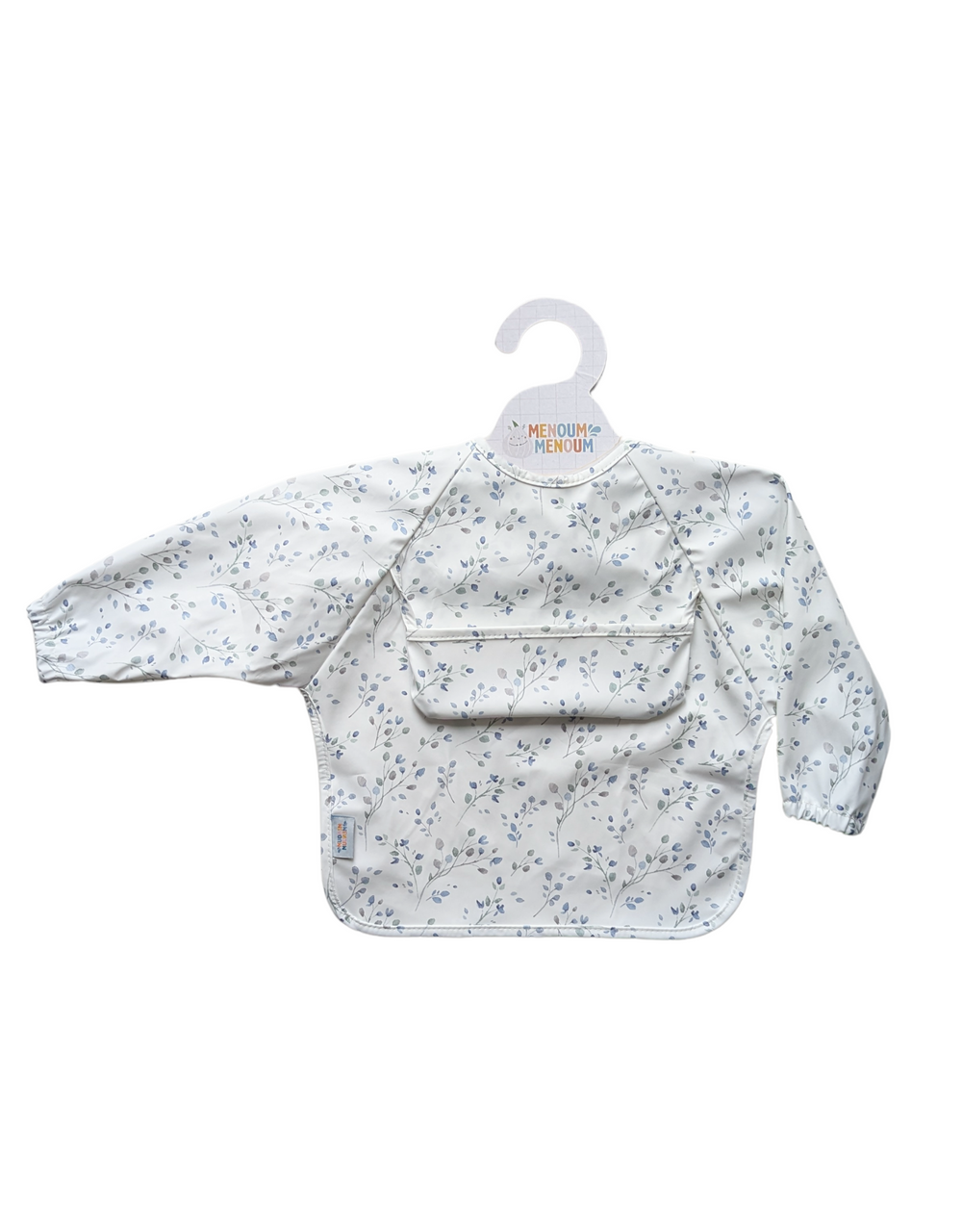 Long Sleeve Bib - Delicate Flowers