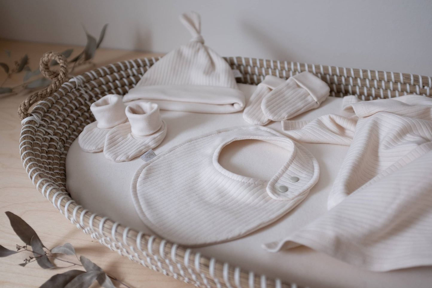 Bib - Neutral Organic Cotton