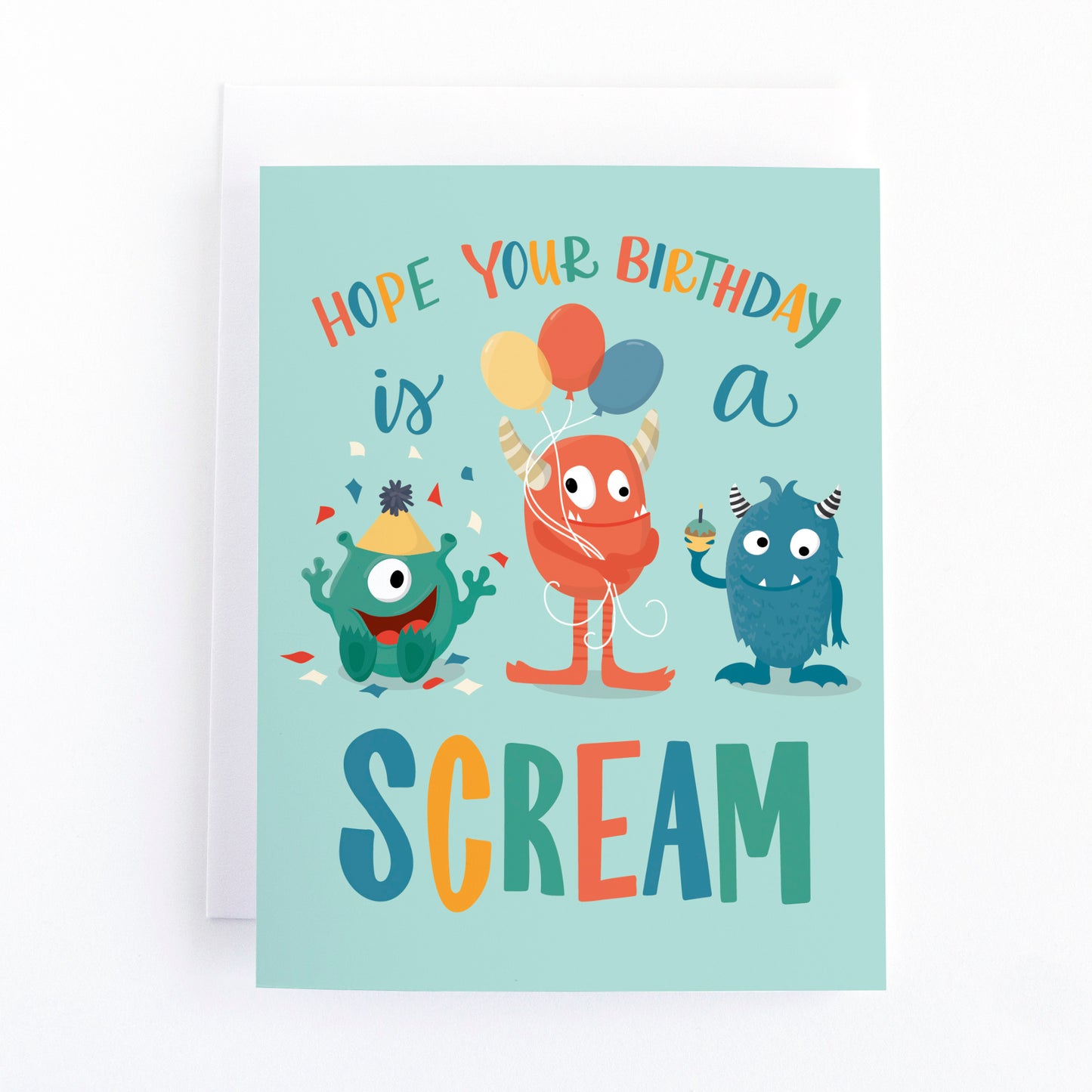 GREETING CARD - BIRTHDAY MONSTER