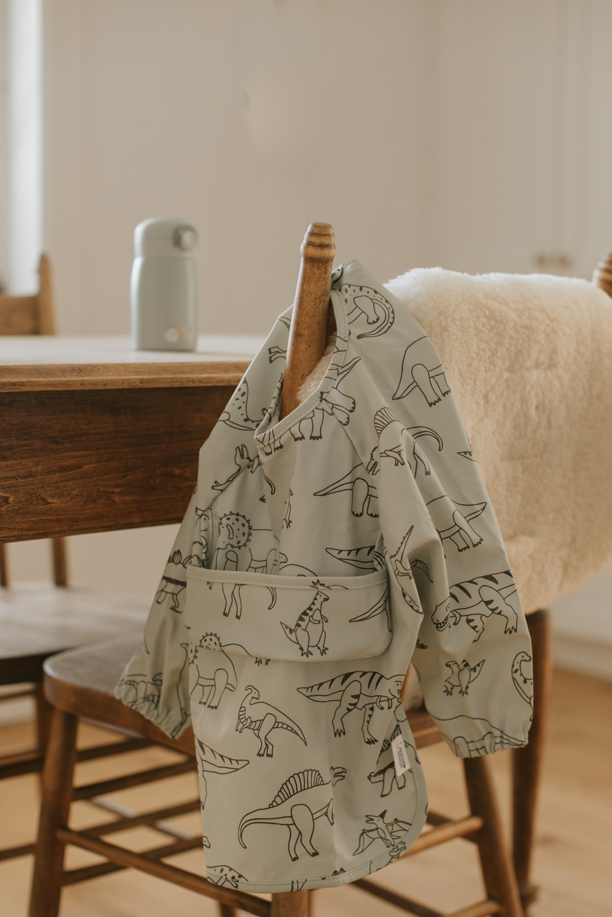 Long Sleeve Bib - Dinos